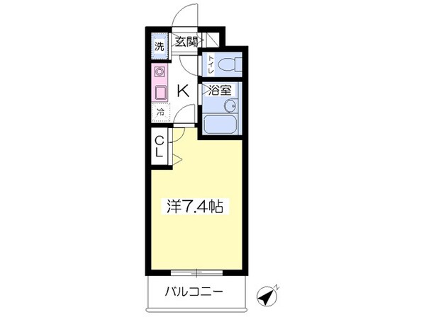 ミルトニアめじろ台の物件間取画像